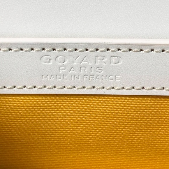 Authentic GOYARD Goyardine Structure Mini Saigon White - Picture 12 of 15